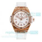 Swiss Copy Hublot Big Bang One Click 39mm watch Rose Gold Quick Switch Strap